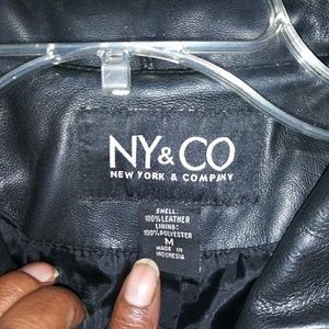 Black soft leather jacket